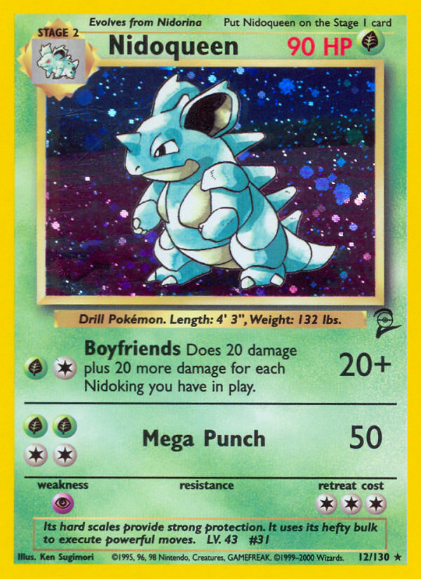 Nidoqueen (12/130) [Base Set 2] - Comfy Hobbies