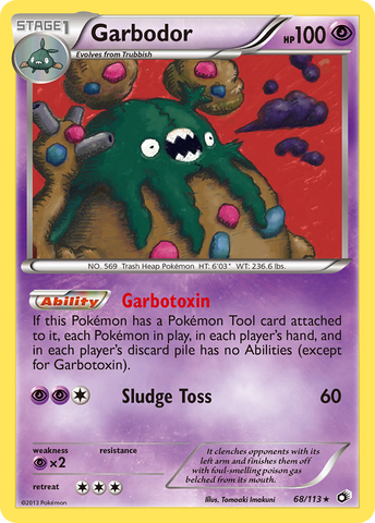 Garbodor (68/113) [Black & White: Legendary Treasures] - Comfy Hobbies