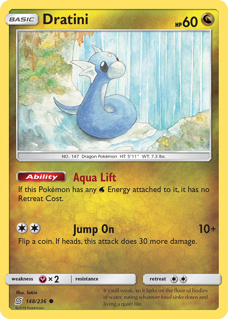 Dratini (148/236) [Sun & Moon: Unified Minds] - Comfy Hobbies