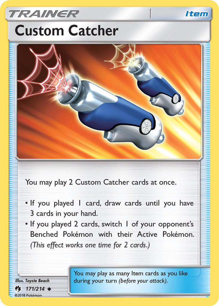 Custom Catcher (171/214) [Sun & Moon: Lost Thunder] - Comfy Hobbies