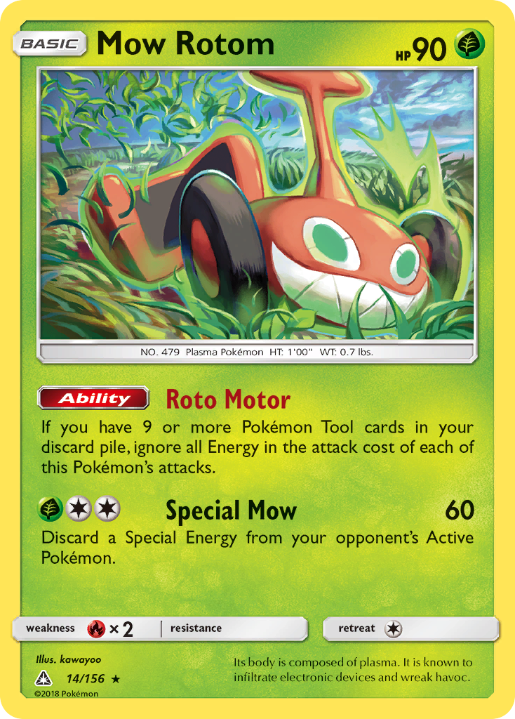 Mow Rotom (14/156) [Sun & Moon: Ultra Prism] - Comfy Hobbies
