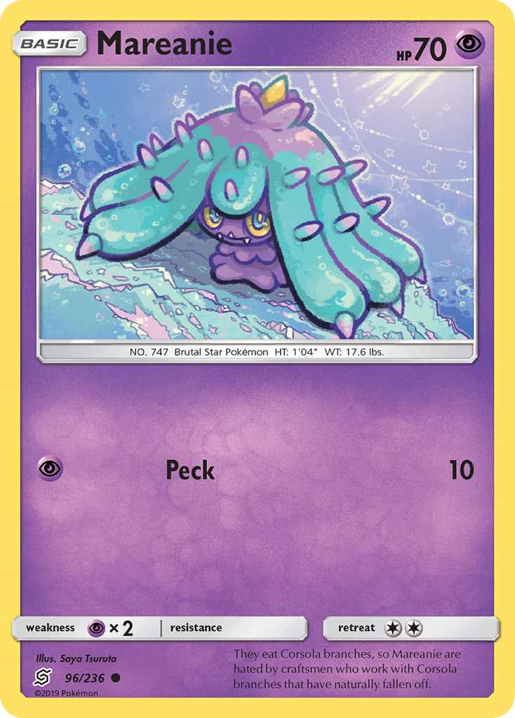 Mareanie (96/236) [Sun & Moon: Unified Minds] - Comfy Hobbies