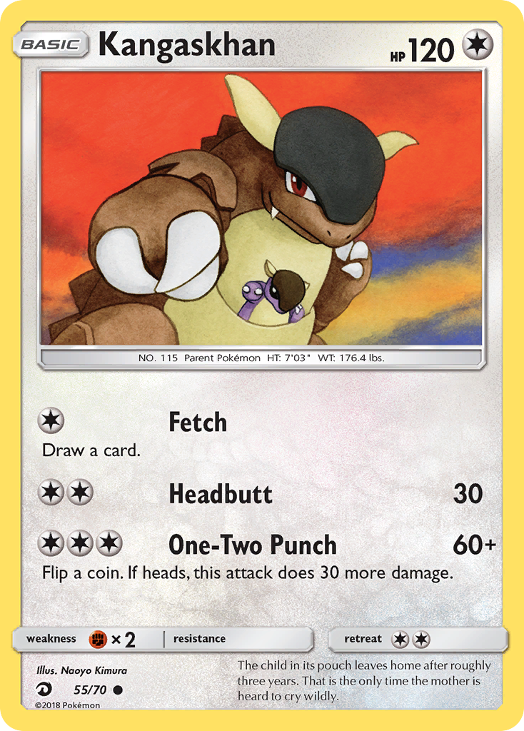 Kangaskhan (55/70) [Sun & Moon: Dragon Majesty] - Comfy Hobbies
