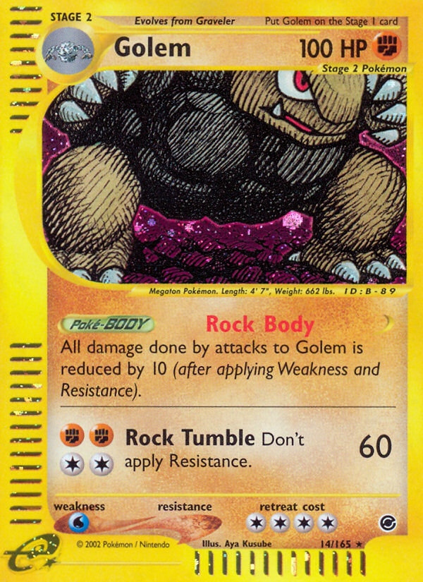 Golem (14/165) [Expedition: Base Set] - Comfy Hobbies