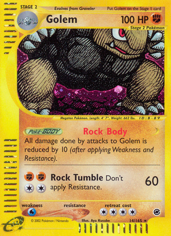 Golem (14/165) [Expedition: Base Set] - Comfy Hobbies