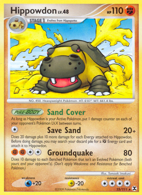 Hippowdon (25/111) [Platinum: Rising Rivals] - Comfy Hobbies