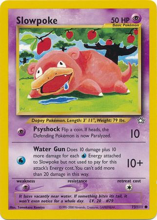 Slowpoke (73/111) [Neo Genesis Unlimited] - Comfy Hobbies