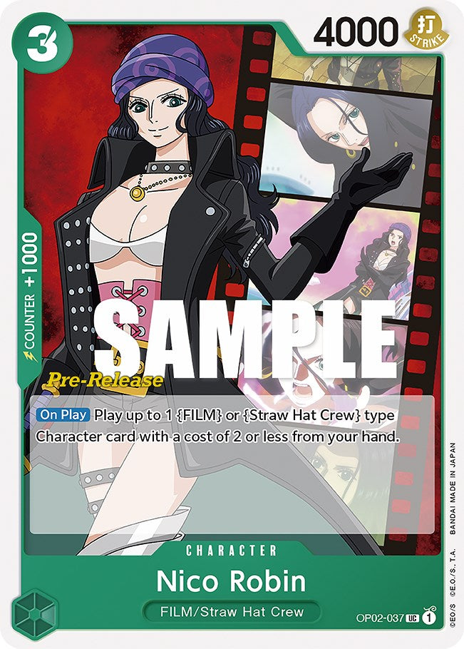 Nico Robin [Paramount War Pre-Release Cards] - Comfy Hobbies