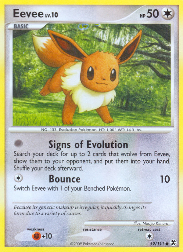 Eevee (59/111) [Platinum: Rising Rivals] - Comfy Hobbies