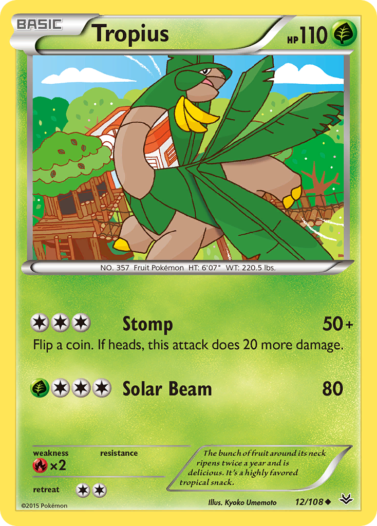 Tropius (12/108) [XY: Roaring Skies] - Comfy Hobbies