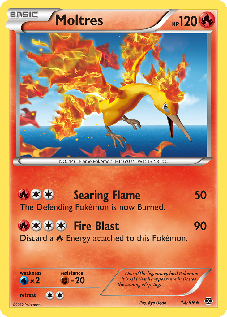 Moltres (14/99) [Black & White: Next Destinies] - Comfy Hobbies