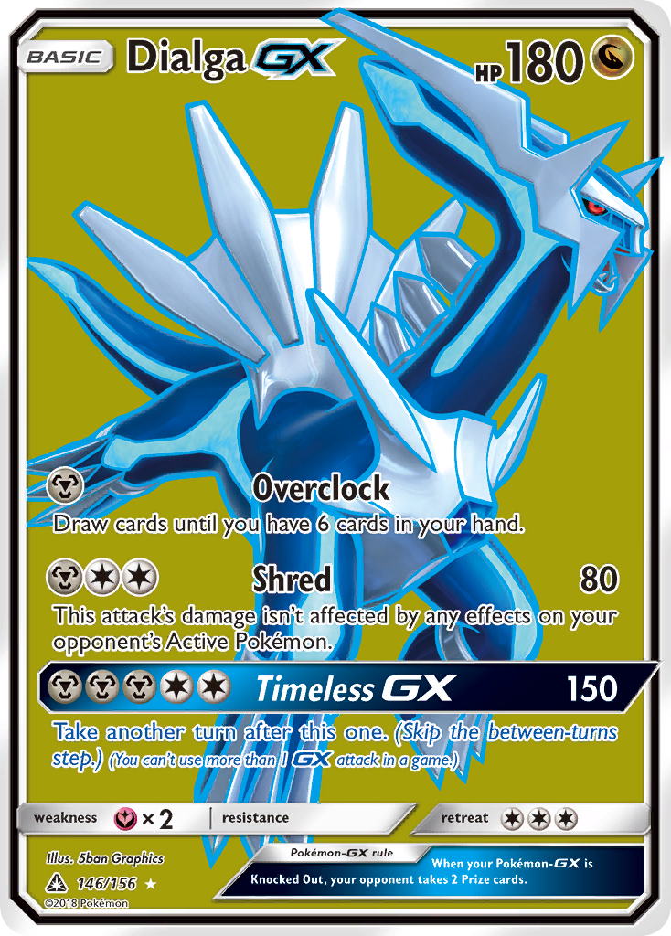 Dialga GX (146/156) [Sun & Moon: Ultra Prism] - Comfy Hobbies