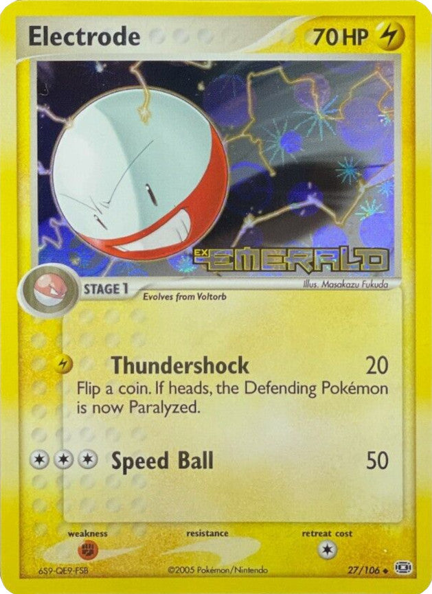 Electrode (27/106) (Stamped) [EX: Emerald] - Comfy Hobbies