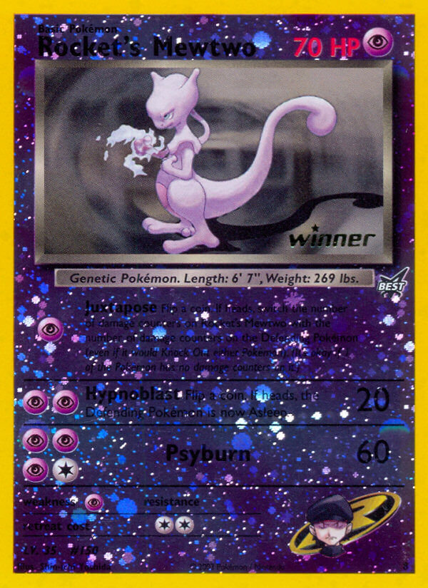 Rocket's Mewtwo (8) (Winner) [Best of Promos] - Comfy Hobbies