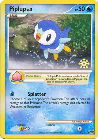Piplup (72/100) [Countdown Calendar Promos] - Comfy Hobbies