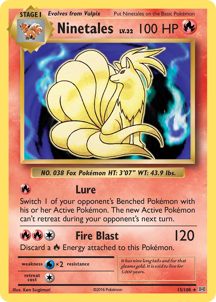 Ninetales (15/108) (Theme Deck Exclusive) [XY: Evolutions] - Comfy Hobbies