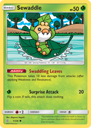 Sewaddle (7/236) [Sun & Moon: Unified Minds] - Comfy Hobbies