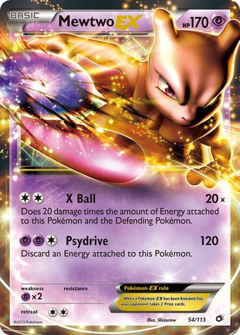 Mewtwo EX (54/113) [Black & White: Legendary Treasures] - Comfy Hobbies