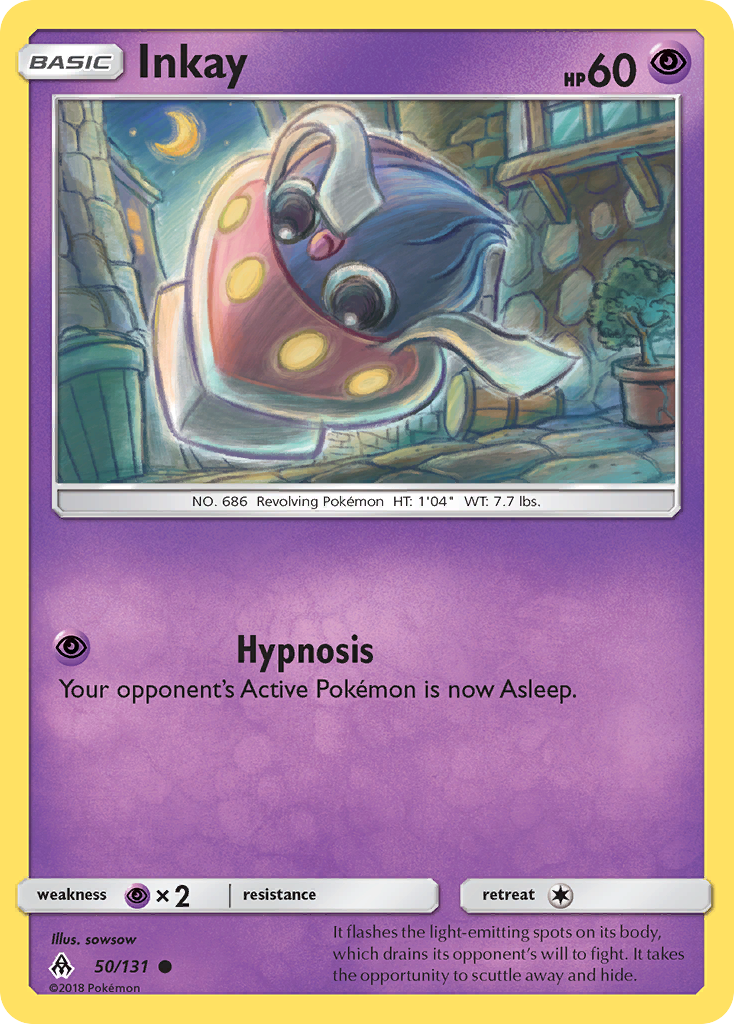 Inkay (50/131) [Sun & Moon: Forbidden Light] - Comfy Hobbies