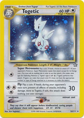 Togetic (16/111) [Neo Genesis Unlimited] - Comfy Hobbies