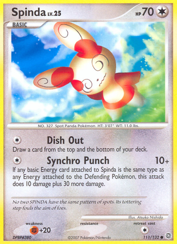 Spinda (111/132) [Diamond & Pearl: Secret Wonders] - Comfy Hobbies