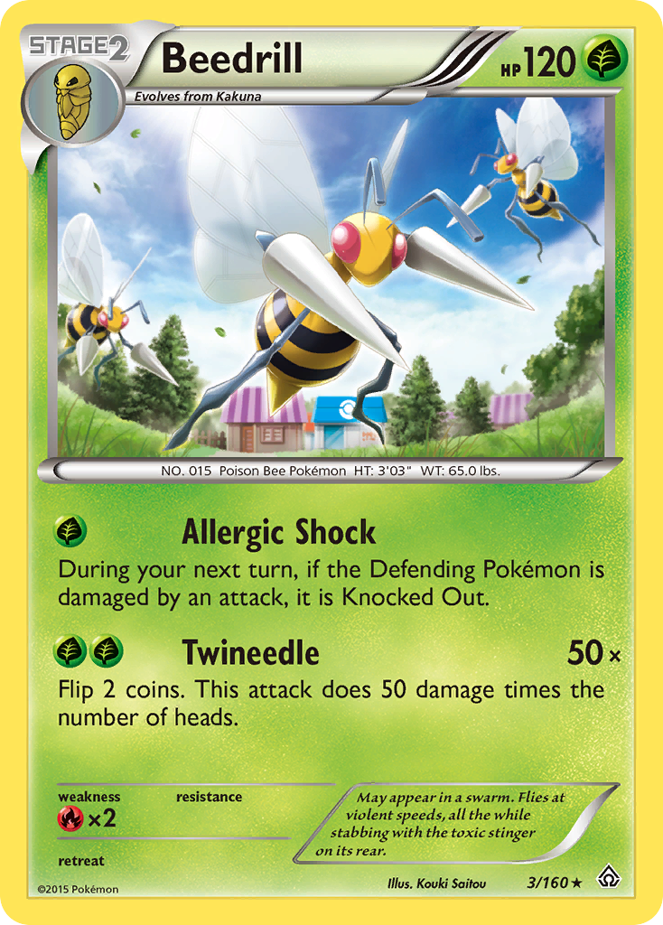 Beedrill (3/160) [XY: Primal Clash] - Comfy Hobbies