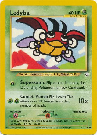 Ledyba (63/111) [Neo Genesis Unlimited] - Comfy Hobbies