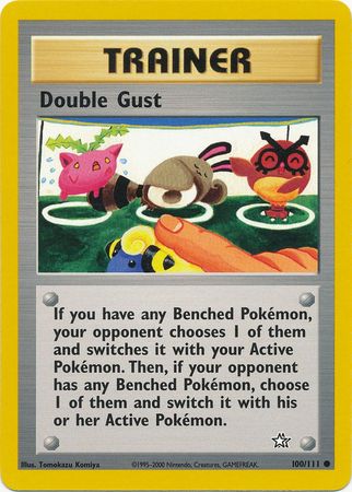 Double Gust (100/111) [Neo Genesis Unlimited] - Comfy Hobbies