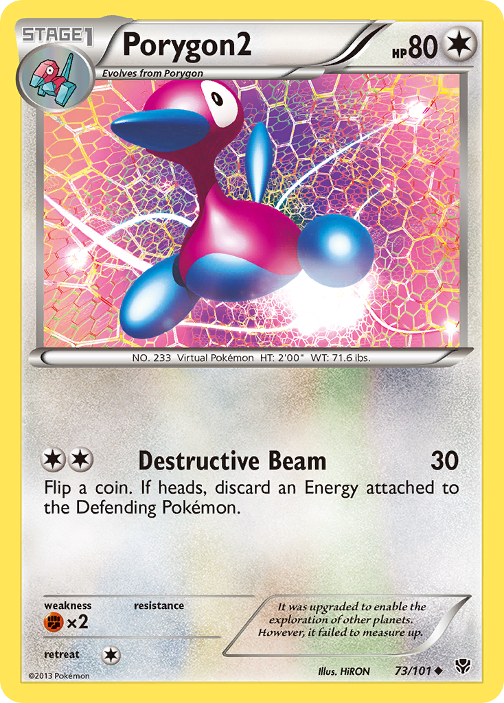 Porygon2 (73/101) [Black & White: Plasma Blast] - Comfy Hobbies