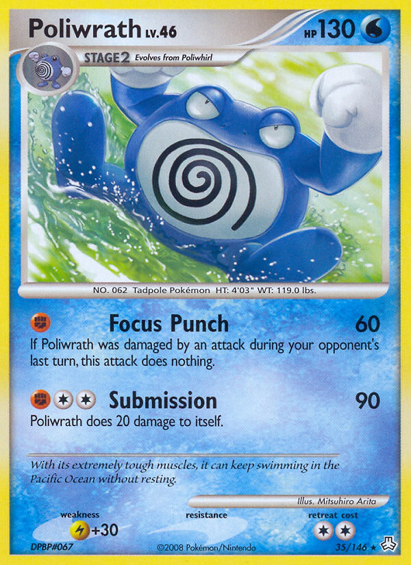 Poliwrath (35/146) [Diamond & Pearl: Legends Awakened] - Comfy Hobbies