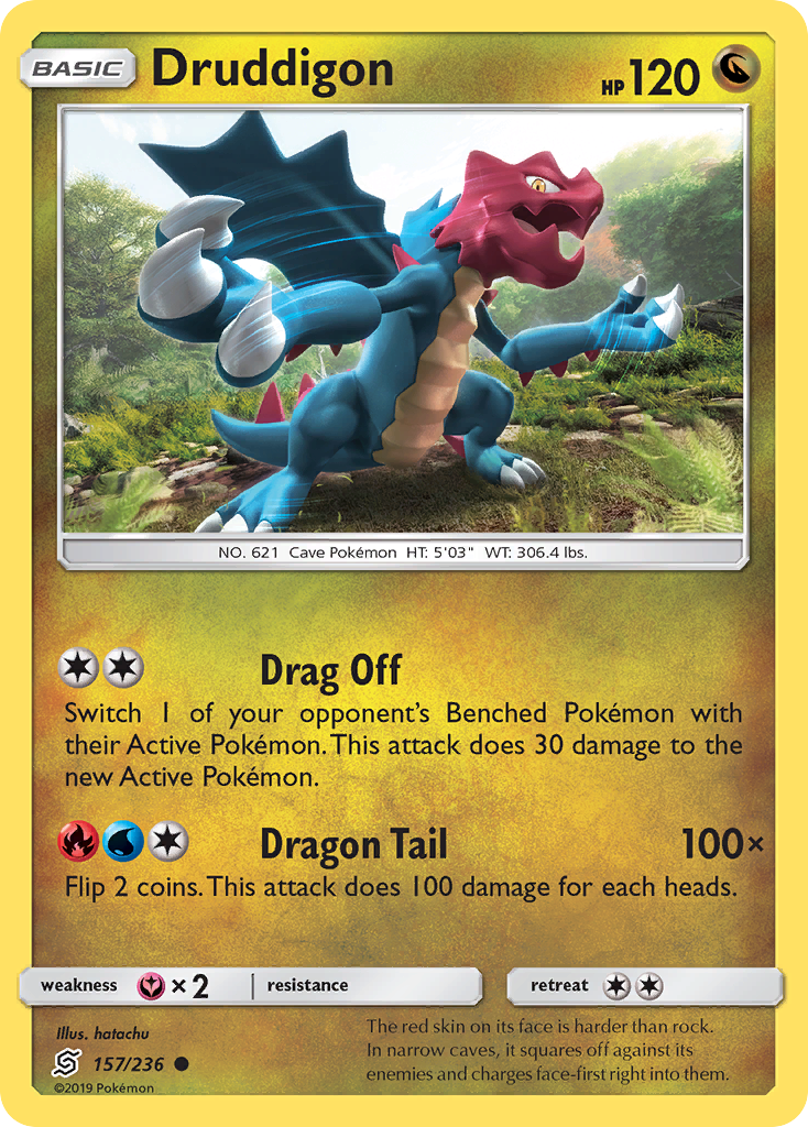 Druddigon (157/236) [Sun & Moon: Unified Minds] - Comfy Hobbies