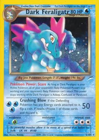 Dark Feraligatr (5/105) [Neo Destiny Unlimited] - Comfy Hobbies