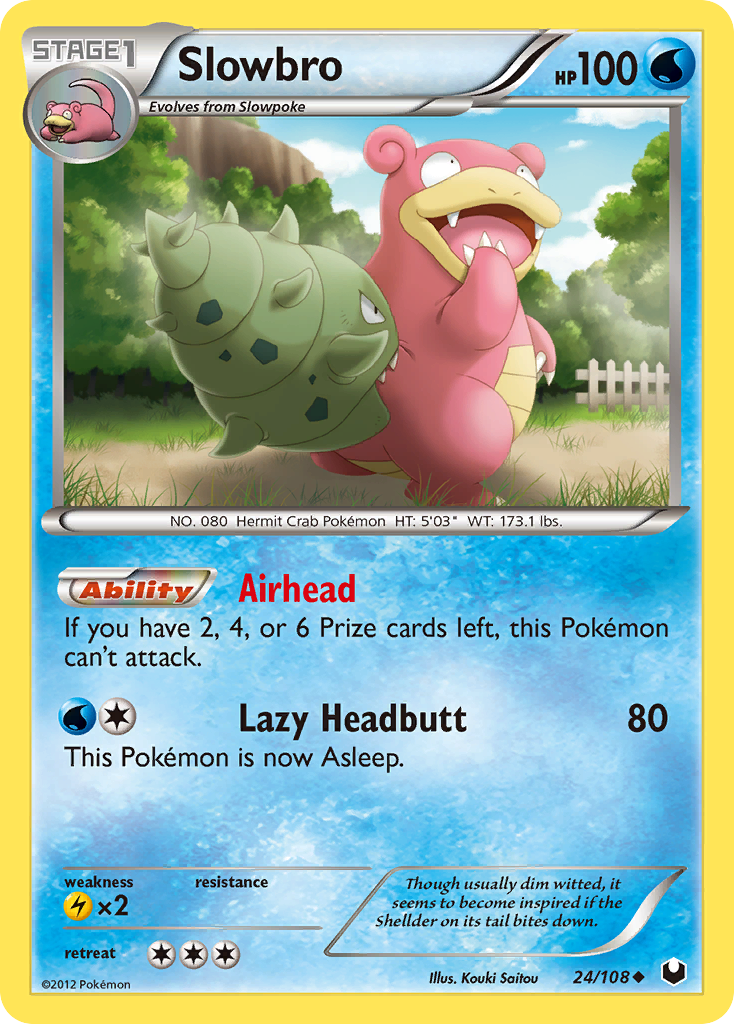 Slowbro (24/108) [Black & White: Dark Explorers] - Comfy Hobbies