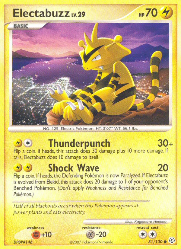 Electabuzz (81/130) [Diamond & Pearl: Base Set] - Comfy Hobbies