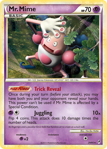 Mr. Mime (29/95) [HeartGold & SoulSilver: Call of Legends] - Comfy Hobbies