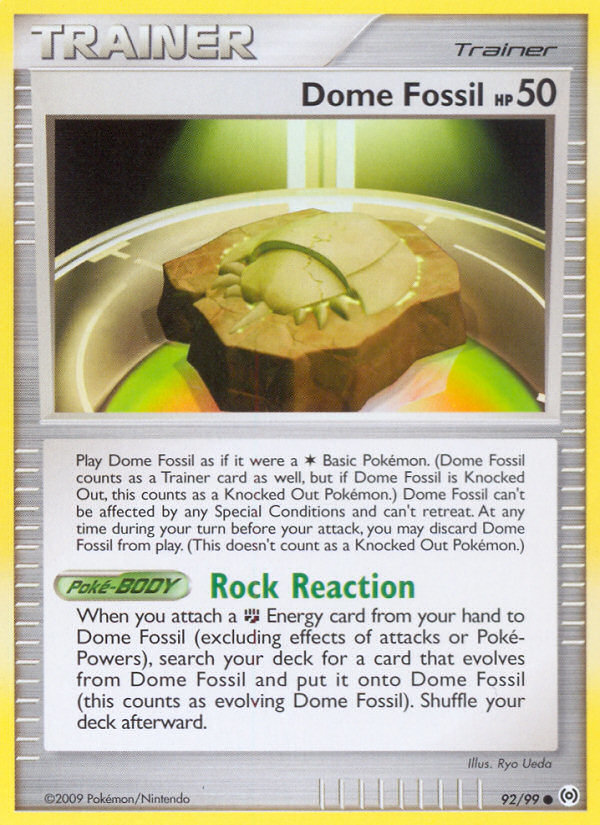 Dome Fossil (92/99) [Platinum: Arceus] - Comfy Hobbies