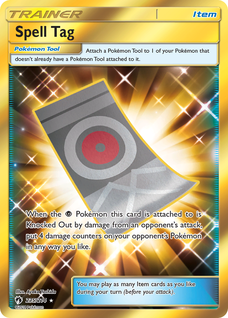 Spell Tag (235/214) [Sun & Moon: Lost Thunder] - Comfy Hobbies