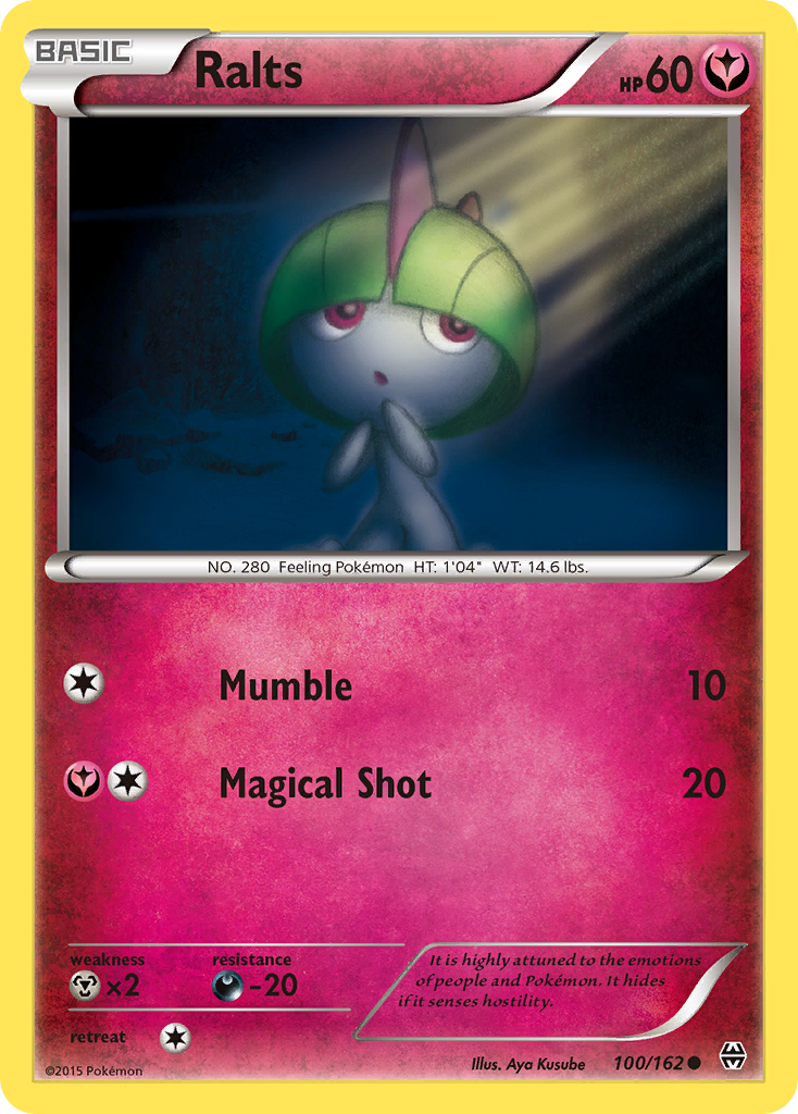 Ralts (100/162) [XY: BREAKthrough] - Comfy Hobbies