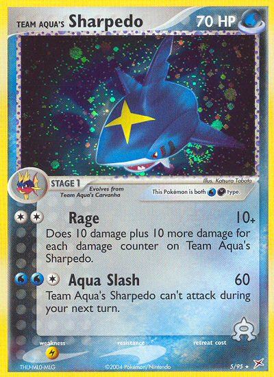 Team Aqua's Sharpedo (5/95) [EX: Team Magma vs Team Aqua] - Comfy Hobbies