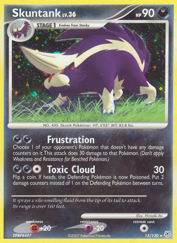 Skuntank (15/130) [Diamond & Pearl: Base Set] - Comfy Hobbies