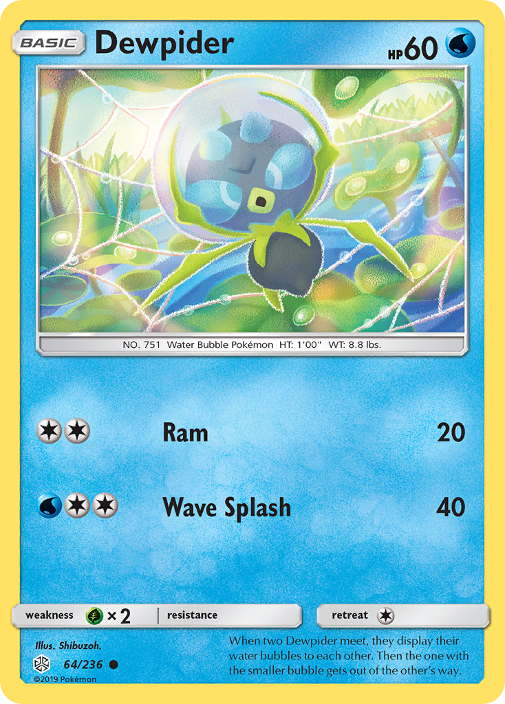 Dewpider (64/236) [Sun & Moon: Cosmic Eclipse] - Comfy Hobbies