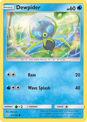Dewpider (64/236) [Sun & Moon: Cosmic Eclipse] - Comfy Hobbies