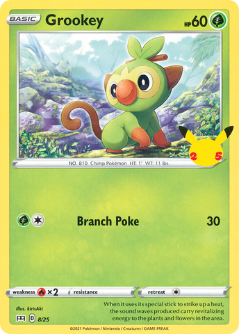 Grookey (8/25) [McDonald's 25th Anniversary] - Comfy Hobbies