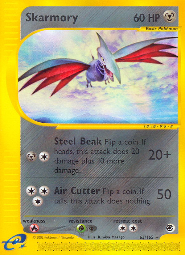 Skarmory (63/165) [Expedition: Base Set] - Comfy Hobbies