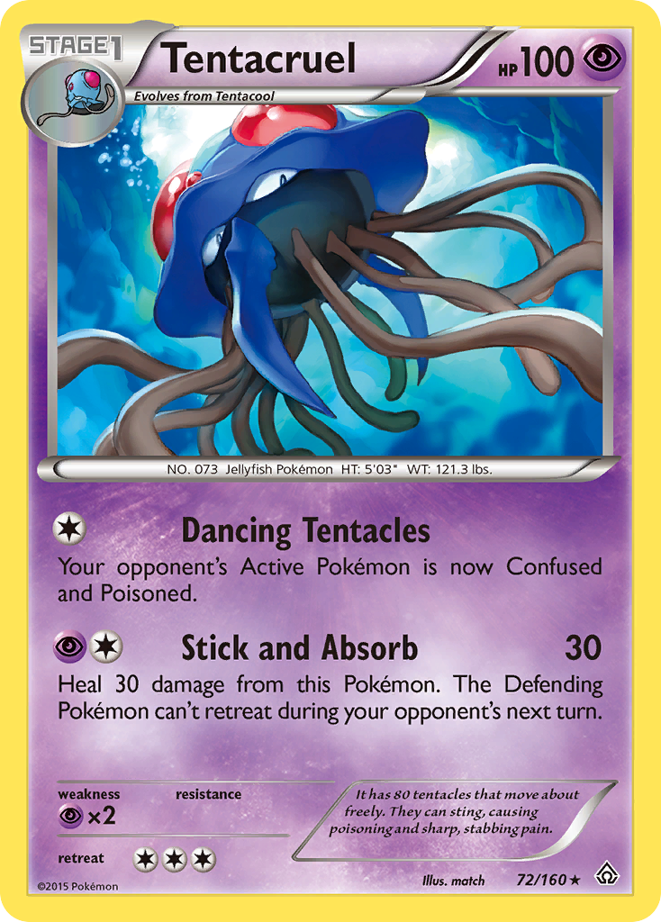 Tentacruel (72/160) [XY: Primal Clash] - Comfy Hobbies