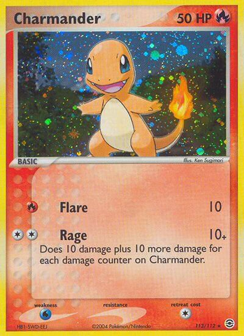 Charmander (113/112) [EX: FireRed & LeafGreen] - Comfy Hobbies