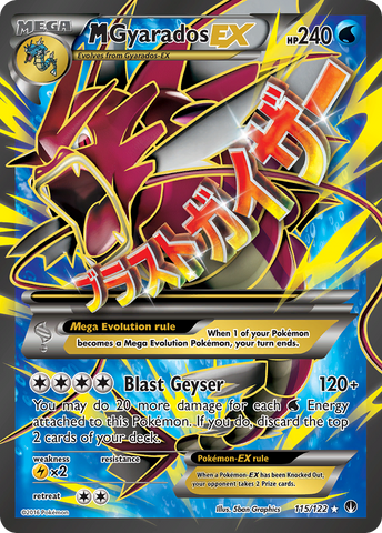 M Gyarados EX (115/122) [XY: BREAKpoint] - Comfy Hobbies