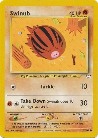 Swinub (57/64) [Neo Revelation Unlimited] - Comfy Hobbies