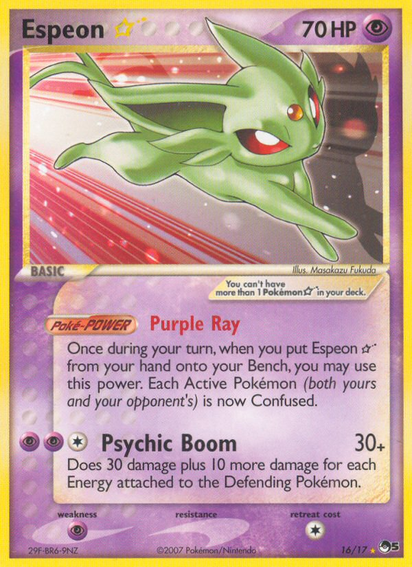 Espeon Star (16/17) [POP Series 5] - Comfy Hobbies