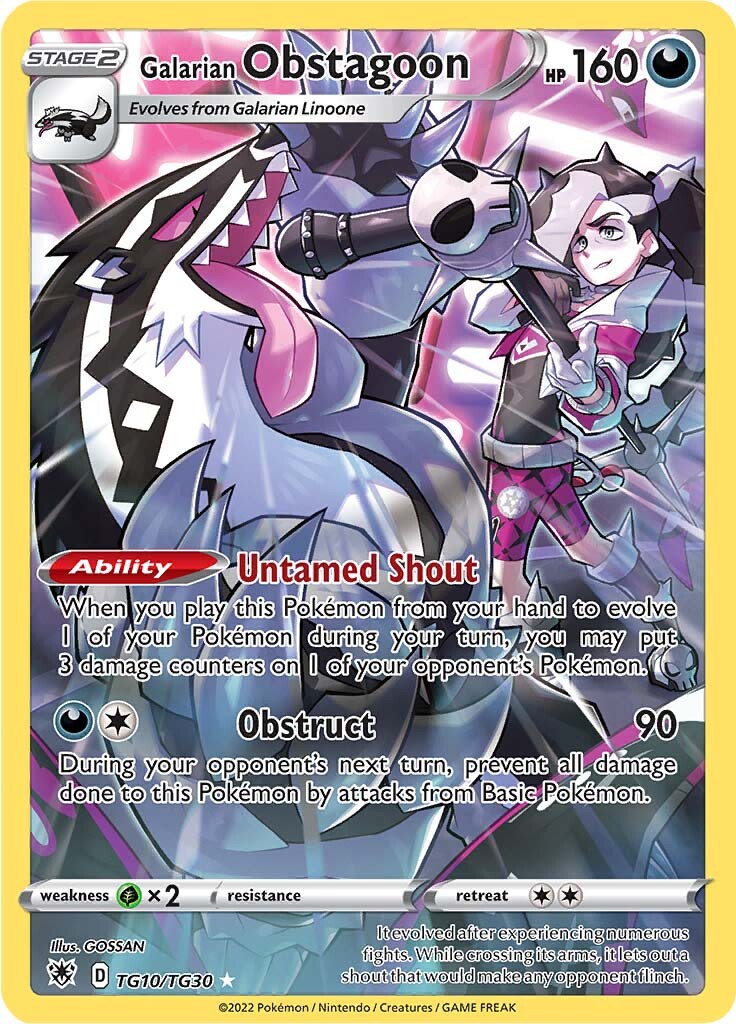 Galarian Obstagoon (TG10/TG30) [Sword & Shield: Astral Radiance] - Comfy Hobbies